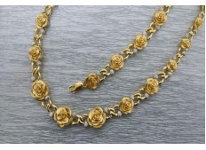 Gold Necklace & Bracelet